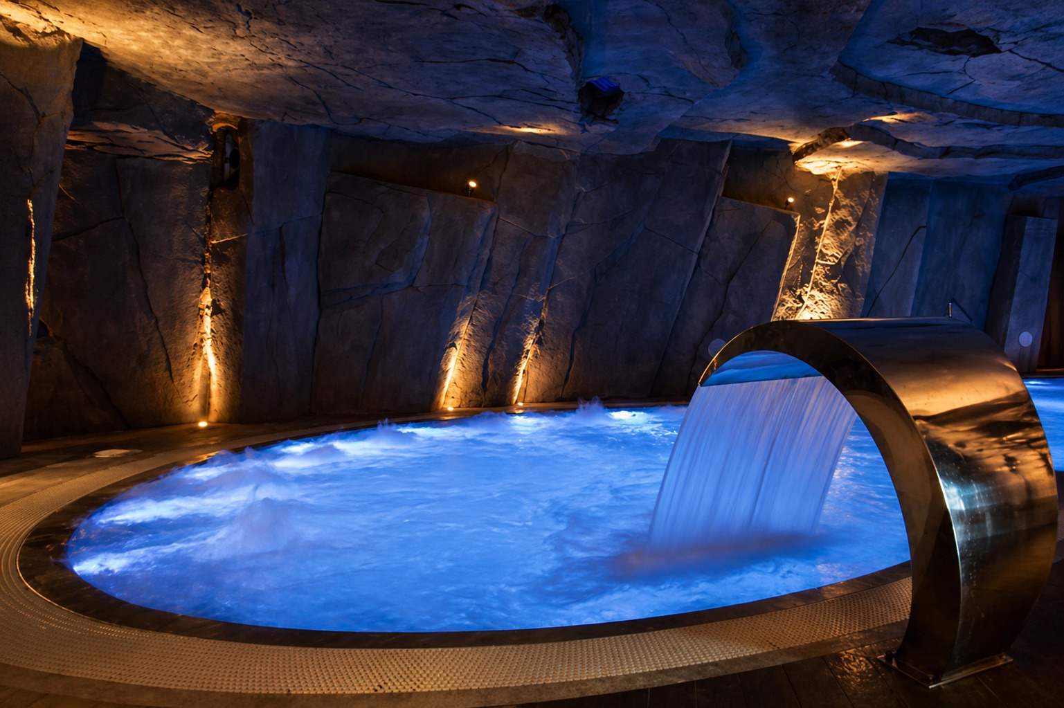 SPA pool after the route
